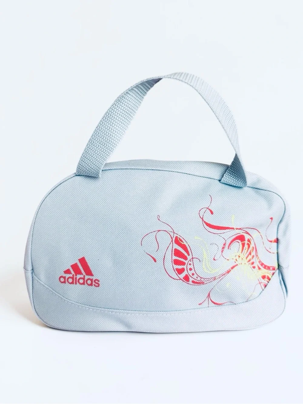 Adidas Gray Travel Toiletry Cosmetic Organizer Bag Carry Handle OS